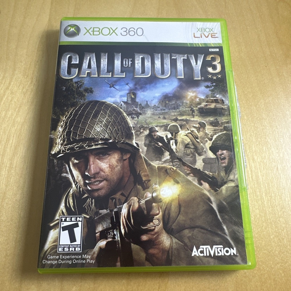 Call Of Duty 3 Xbox 360 Activision Microsoft Treyarch